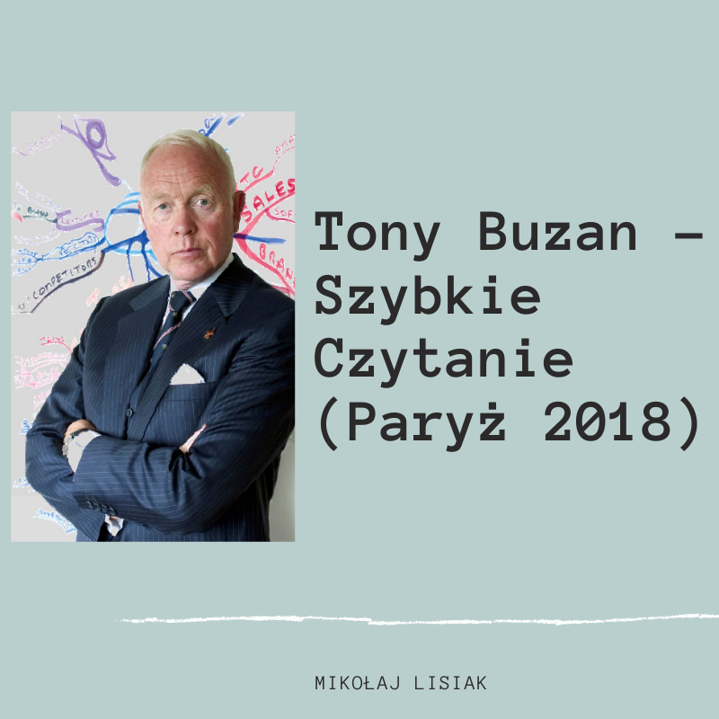Tony Buzan - Szybkie czytanie.  Konferencja w Paryżu